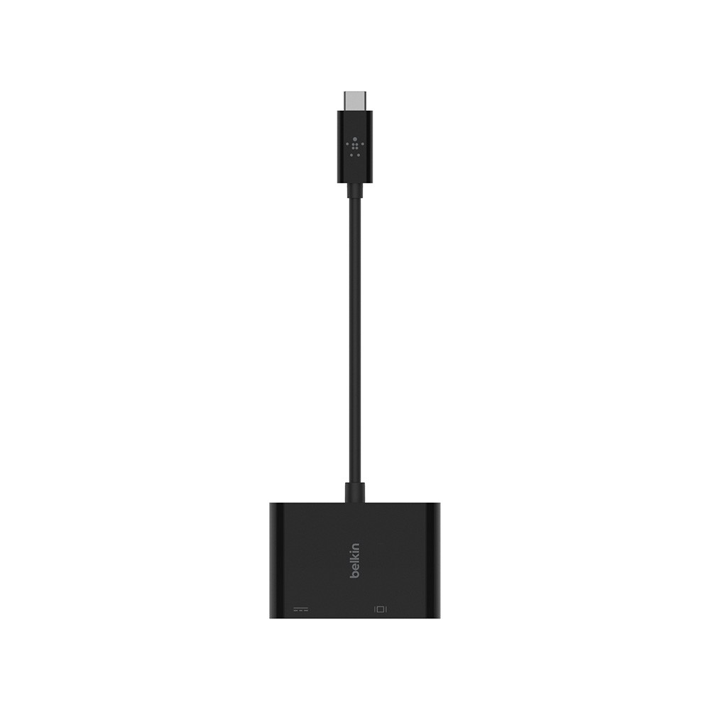 อะแดปเตอร์ Belkin USB-C to VGA with PD 60W Black