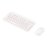 เมาส์และคีย์บอร์ด TECHPRO Wireless Dot Keyboard + Mouse Set (TH/EN) - White