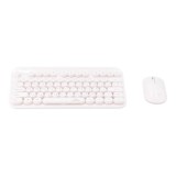 เมาส์และคีย์บอร์ด TECHPRO Wireless Dot Keyboard + Mouse Set (TH/EN) - White