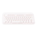 เมาส์และคีย์บอร์ด TECHPRO Wireless Dot Keyboard + Mouse Set (TH/EN) - White