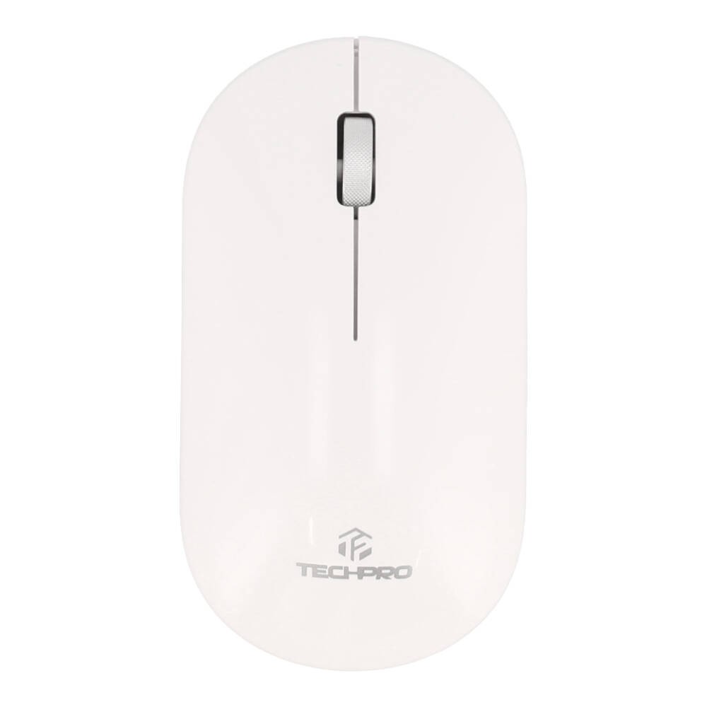เมาส์และคีย์บอร์ด TECHPRO Wireless Dot Keyboard + Mouse Set (TH/EN) - White
