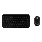 เมาส์และคีย์บอร์ด TECHPRO Wireless Dot Keyboard + Mouse Set (TH/EN) - Black