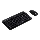 เมาส์และคีย์บอร์ด TECHPRO Wireless Dot Keyboard + Mouse Set (TH/EN) - Black