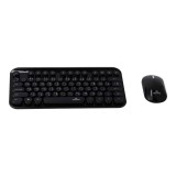 เมาส์และคีย์บอร์ด TECHPRO Wireless Dot Keyboard + Mouse Set (TH/EN) - Black