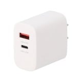 อะแดปเตอร์ TECHPRO Wall Charger 1 USB-A / 1 USB-C White