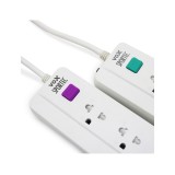 Vox Plug 3 Way 1 Switch 5M and 2M (P-130) White