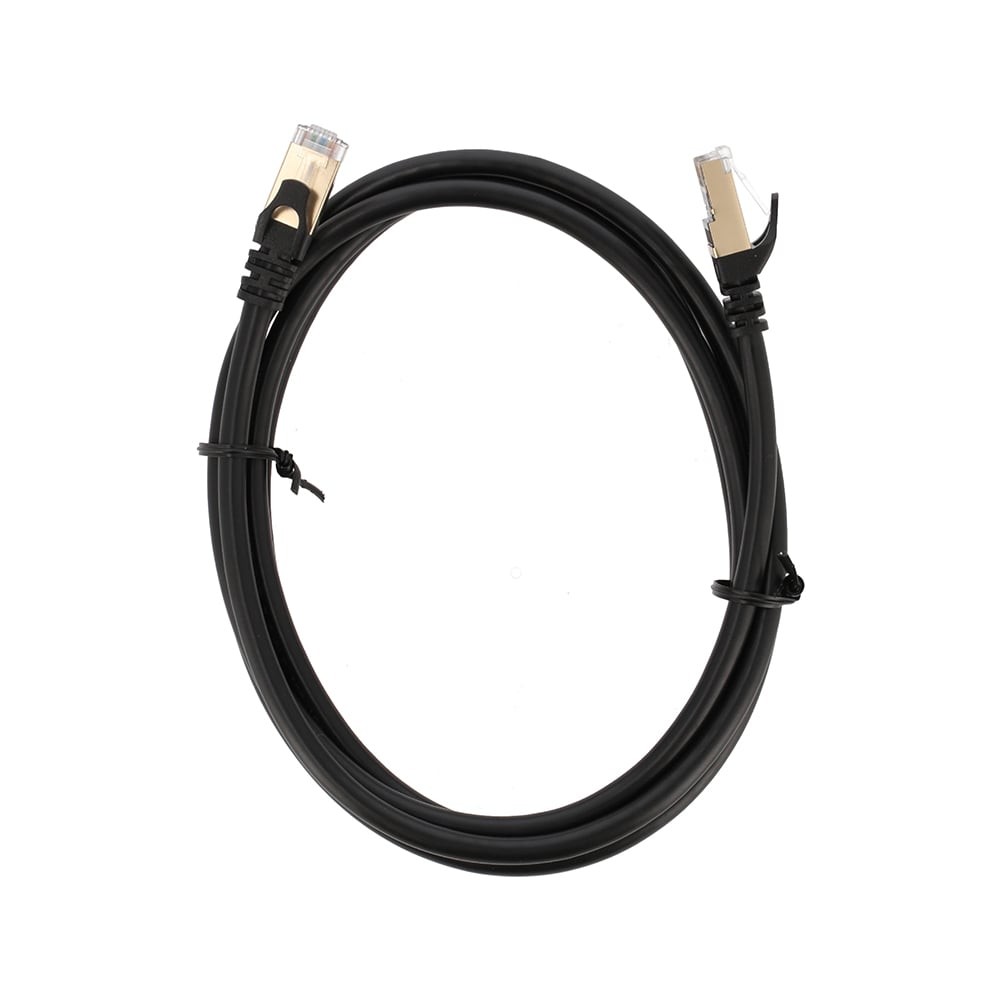 สายแลน TECHPRO LAN Cable CAT7 28AWG Black 1M.