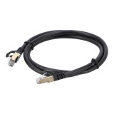 สายแลน TECHPRO LAN Cable CAT7 28AWG Black 1M.