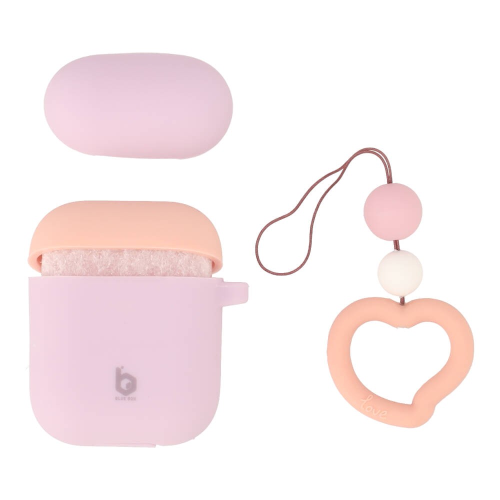 Blue Box เคส AirPods Dual Color Purple/Blush Pink