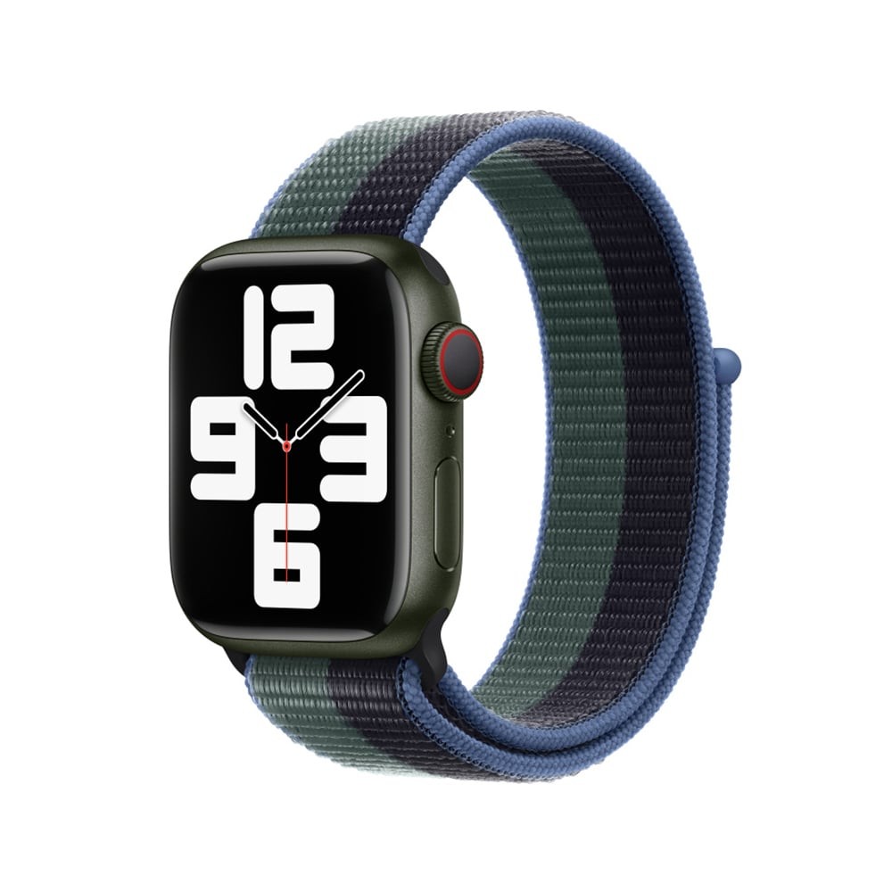 Apple Watch 45mm Midnight/Eucalyptus Sport Loop