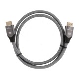 TECHPRO สาย HDMI to HDMI Cable (V.2.1) 8K 1M. Silver Grey