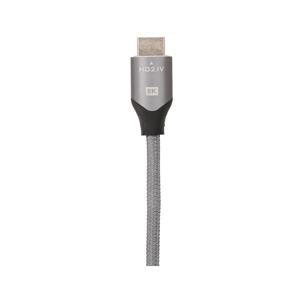 TECHPRO สาย HDMI to HDMI Cable (V.2.1) 8K 3M. Silver Grey