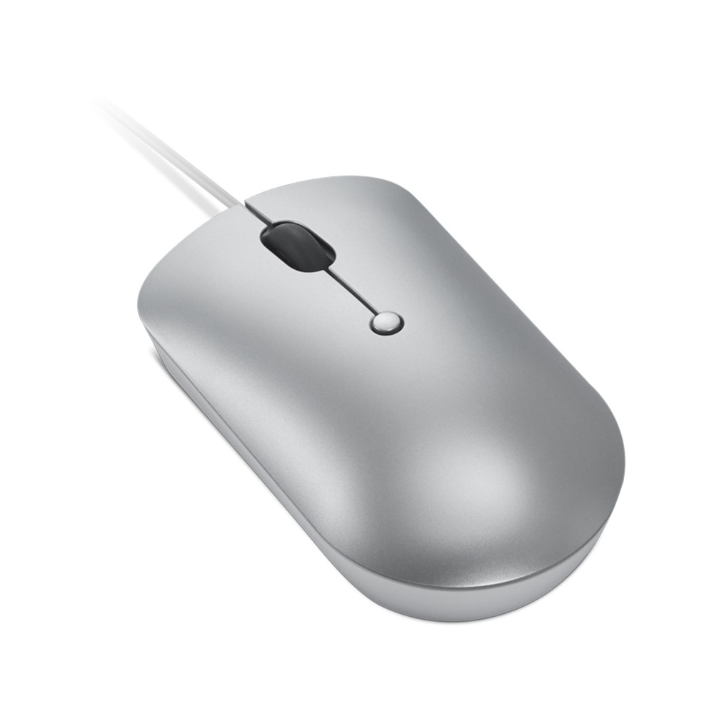 เมาส์ Lenovo 540 USB-C Wired Compact Mouse Cloud Grey