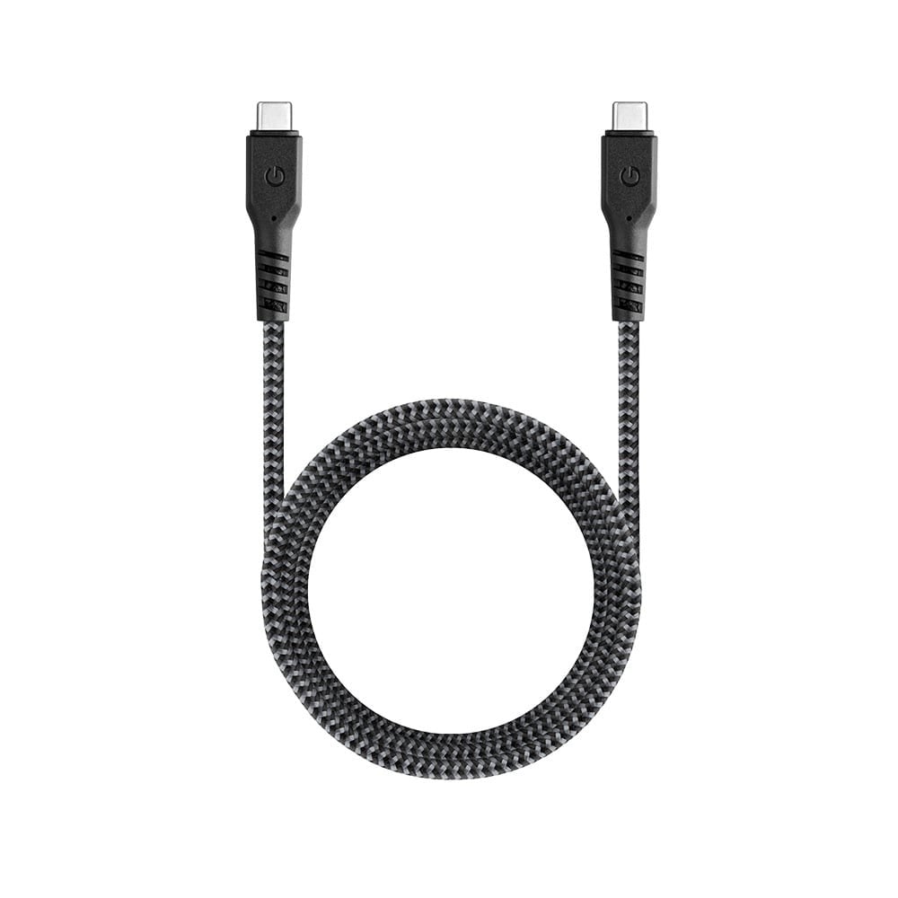 สายชาร์จ Energea USB-C to USB-C Cable FIBRATOUGH 3.1GEN2 1M. Black