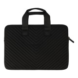 กระเป๋าโน๊ตบุ๊ค TECHPRO Carrybag MacBook/Laptop 13-14 inch Quilted Nylon Black