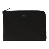 ซองใส่โน๊ตบุ๊ค TECHPRO Sleeve MacBook/Laptop 13-14 inch Quilted Nylon Black