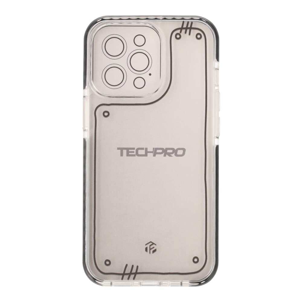 เคส TECHPRO iPhone 13 Pro Transparent with Painting Line