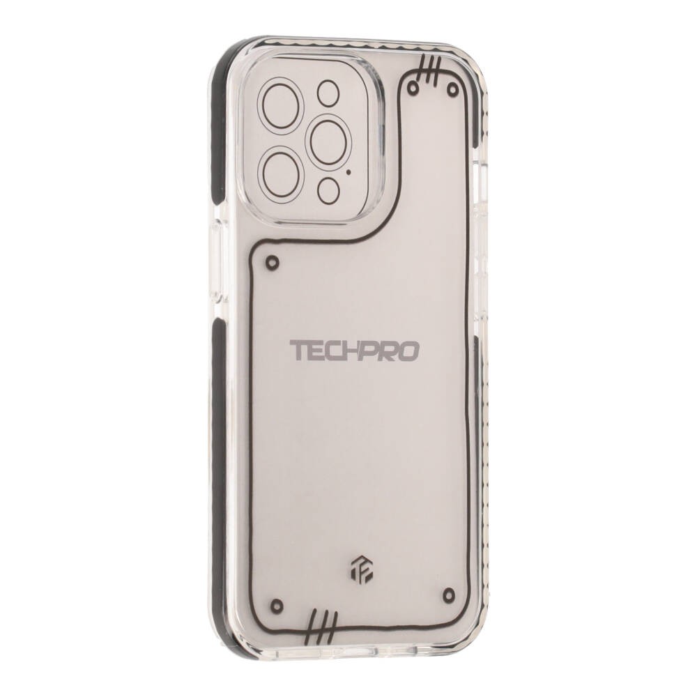 เคส TECHPRO iPhone 13 Pro Transparent with Painting Line