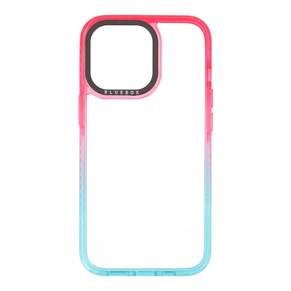 Blue Box เคส iPhone 13 Pro Blue/Pink Shading with black camera frame