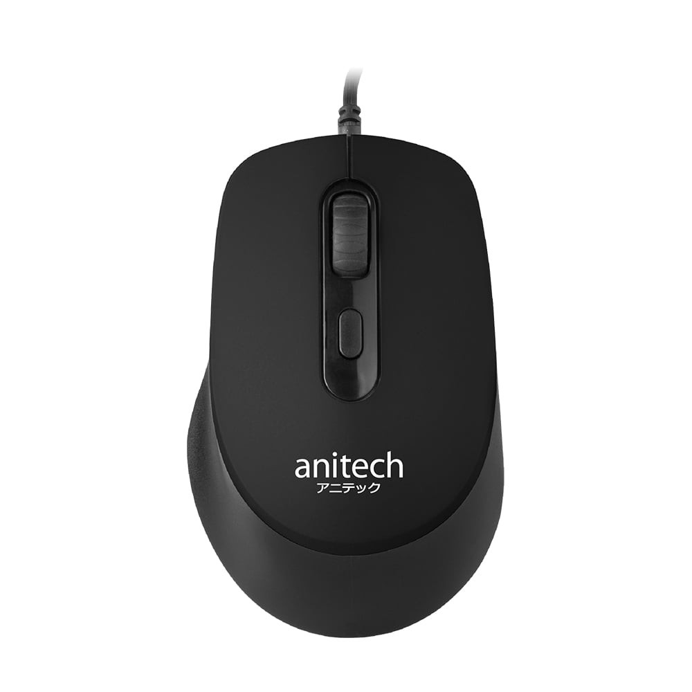 เมาส์มีสาย Anitech Wired Mouse A547 Black