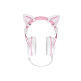 หูฟังเกมมิ่ง Onikuma gaming Headset X10 RGB 3.5mm Special Edition White/Pink