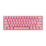 คีย์บอร์ดเกมมิ่ง Tsunami MK-61 Max Sakura Pink - Blue Switch