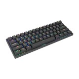 คีย์บอร์ดเกมมิ่ง Tsunami Gaming Keyboard MK-61 Max Graphite Gray Blue Switch