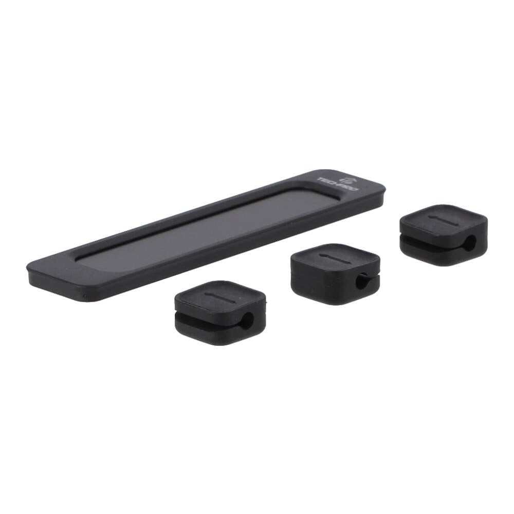 สายชาร์จ TECHPRO Magnetic Cable Management - Black