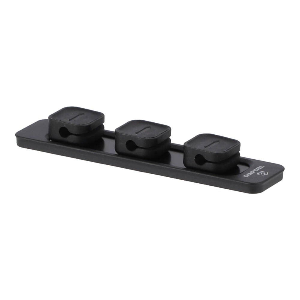 สายชาร์จ TECHPRO Magnetic Cable Management - Black