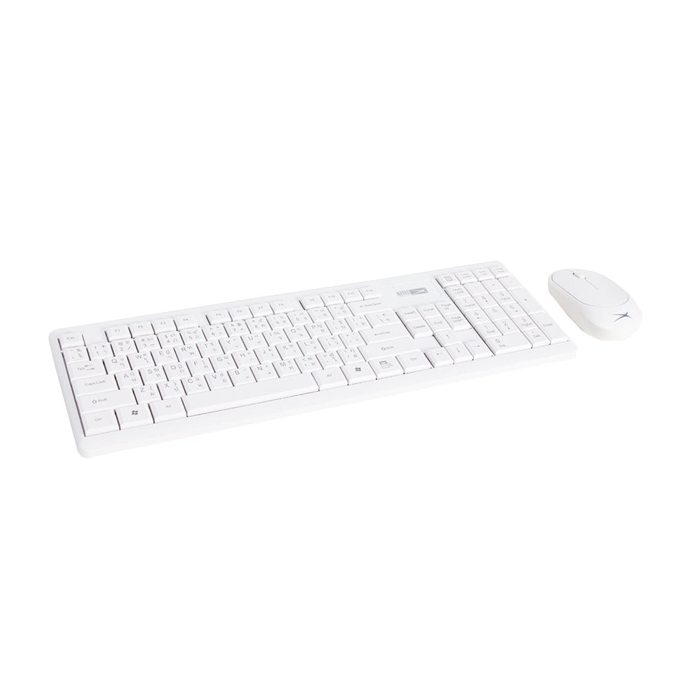 เมาส์ไร้สาย ALTEC Lansing Wireless Mouse + Keyboard ALBC6314 White