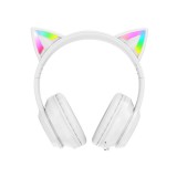 หูฟังเกมมิ่ง Onikuma gaming Headset B90 RGB Cat Ear Bluetooth 5.0 White