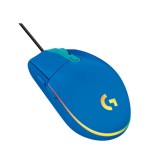 เมาส์เกมมิ่ง Logitech Gaming Mouse G203 Lightsync Blue