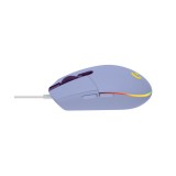 เมาส์เกมมิ่ง Logitech Gaming Mouse G203 Lightsync Lilac