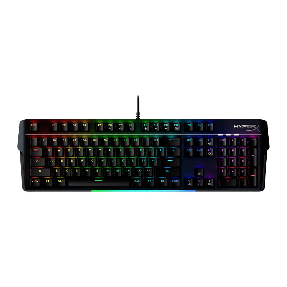 คีย์บอร์ดเกมมิ่ง Hyper X Gaming Keyboard Alloy Mkw100 Red/Linear SW (US)