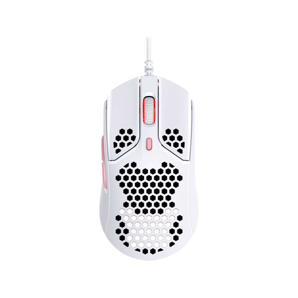 เมาส์เกมมิ่ง HyperX Gaming Mouse Pulsefire Haste White/Pink