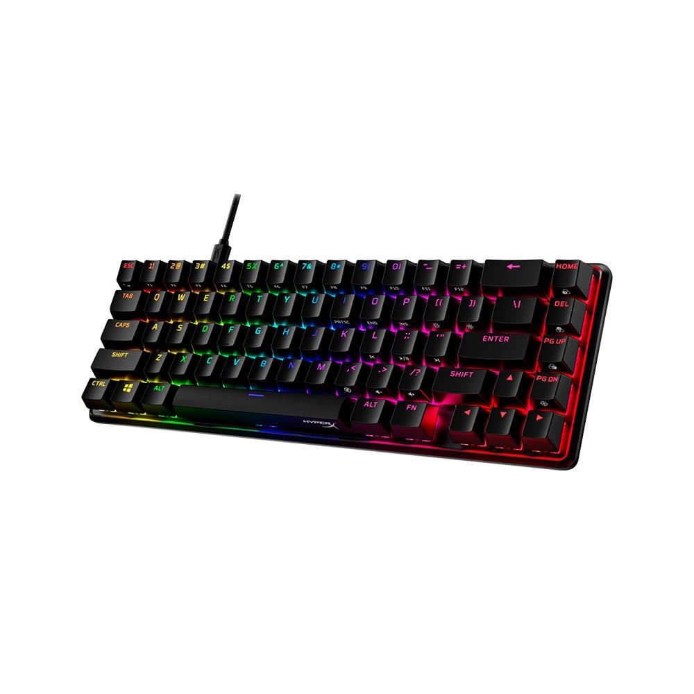 คีย์บอร์ดเกมมิ่ง HyperX Gaming Keyboard Alloy Origins 65 Aqua/Tactile SW (US)