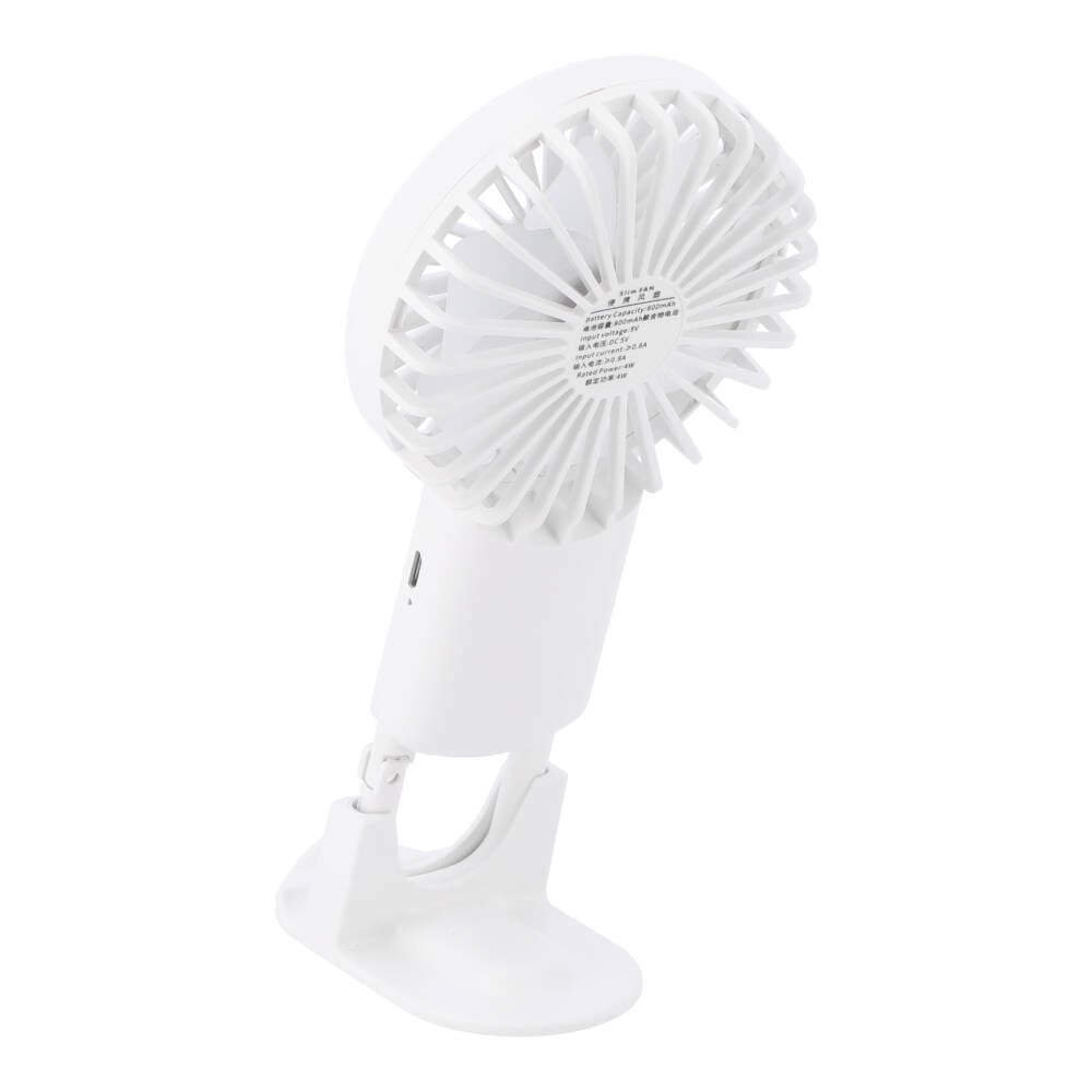 พัดลมพกพา QPLUS Portable Fan with Carabiner - White