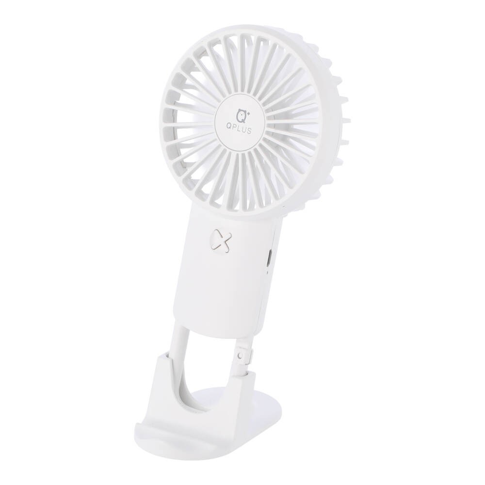 พัดลมพกพา QPLUS Portable Fan with Carabiner - White