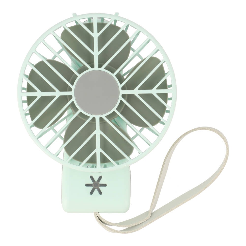 พัดลมพกพา QPLUS Foldable Handheld Fan Green