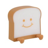 โคมไฟตั้งโต๊ะ QPLUS Toast Bread LED Night Lamp - Smile face