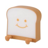 โคมไฟตั้งโต๊ะ QPLUS Toast Bread LED Night Lamp - Smile face