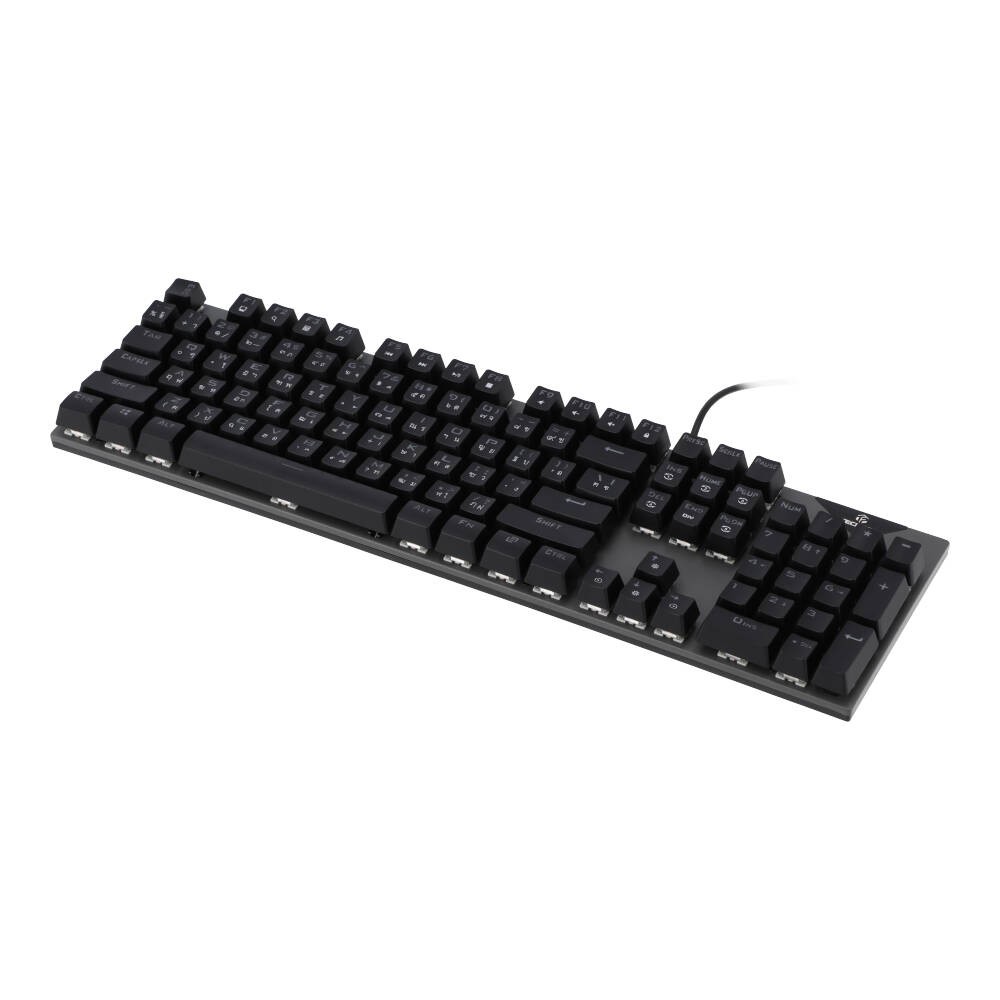 คีย์บอร์ดเกมมิ่ง TECHPRO Gaming Keyboard Mechanical (Blue Switch) FV-Q302 RGB Black