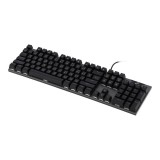 คีย์บอร์ดเกมมิ่ง TECHPRO Gaming Keyboard Mechanical (Blue Switch) FV-Q302 RGB Black