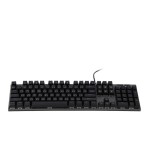 คีย์บอร์ดเกมมิ่ง TECHPRO Gaming Keyboard Mechanical (Blue Switch) FV-Q302 RGB Black