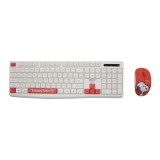 เมาส์และคีย์บอร์ด Anitech Wireless Mouse + Keyboard Snoopy (SNP-PA807) White