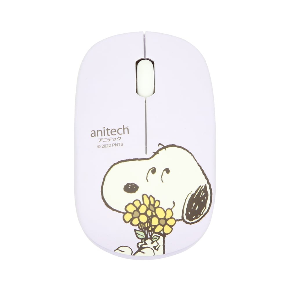 เมาส์ Anitech Wireless Mouse Snoopy (SNP-W228) Purple