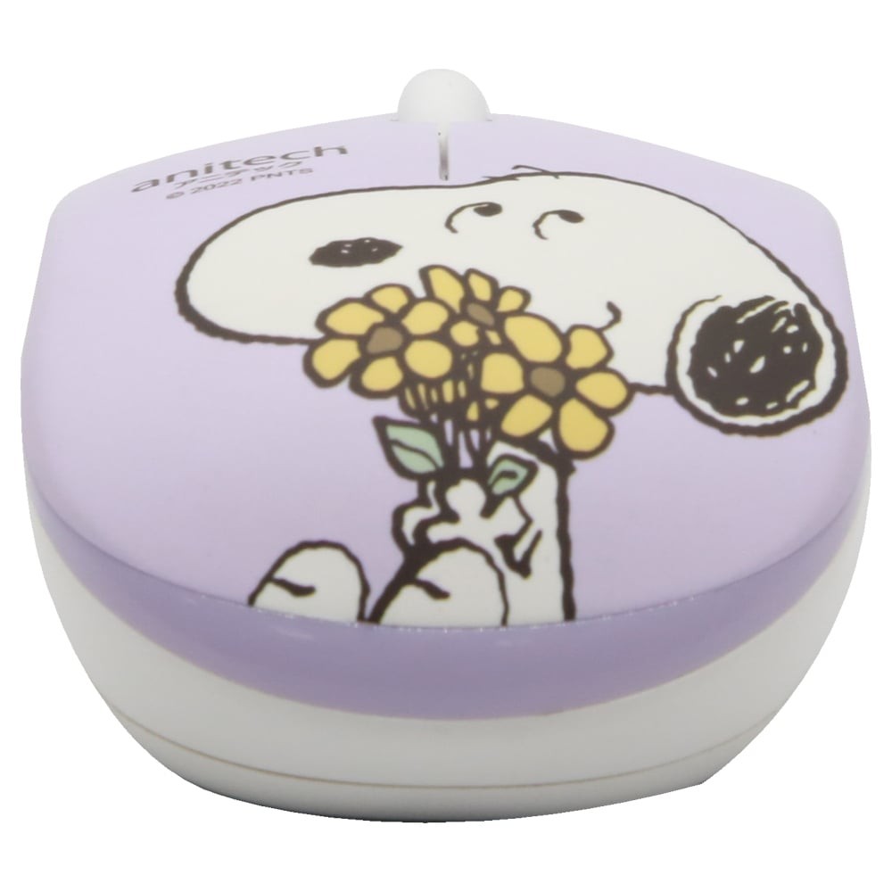 เมาส์ Anitech Wireless Mouse Snoopy (SNP-W228) Purple