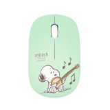 เมาส์ Anitech Wireless Mouse Snoopy (SNP-W228) Mint