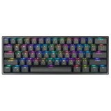 คีย์บอร์ดเกมมิ่ง Tsunami Gaming Keyboard MK-61 Pro Graphite Gray Blue Switch