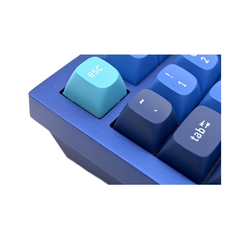 คีย์บอร์ดเกมมิ่ง Keychron Gaming Keyboard Q3 Hot swap RGB Backlight Knob - Blue frame-A Blue switch Th